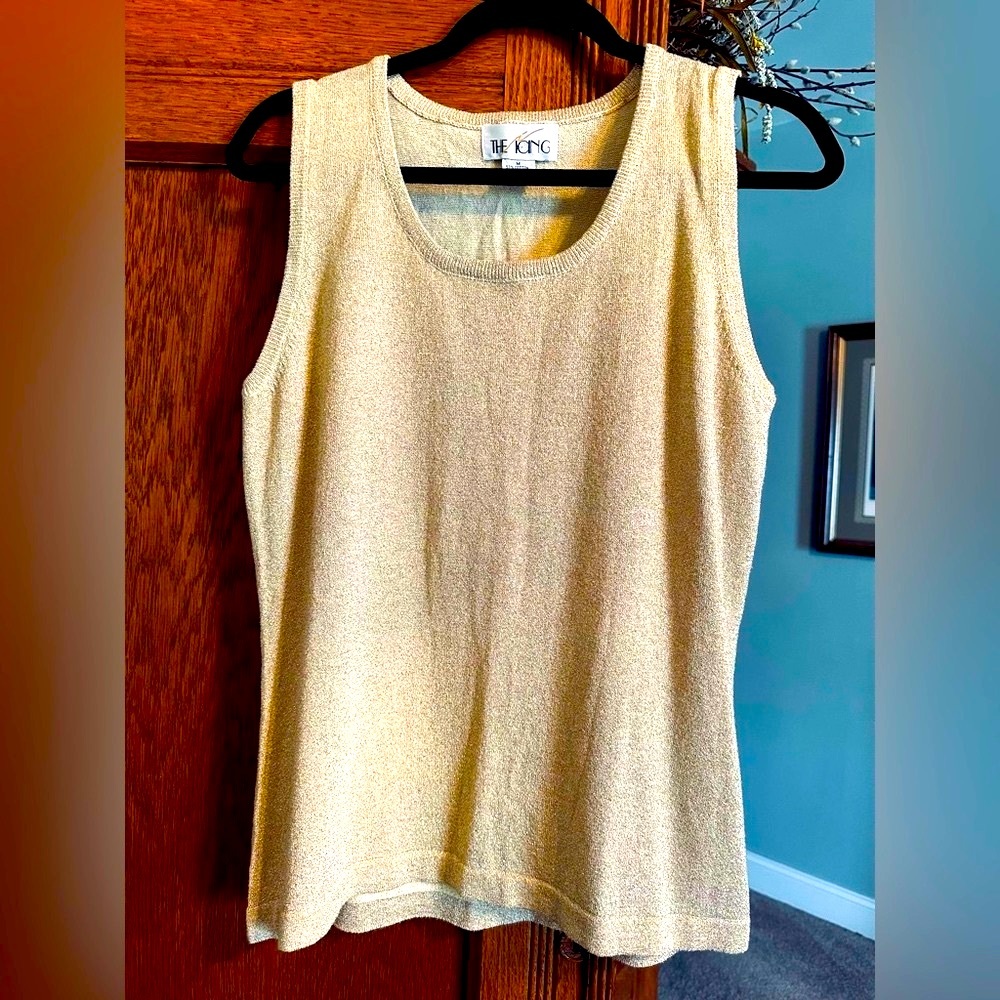 The Icing Vintage Metallic Gold Women's Tank Top